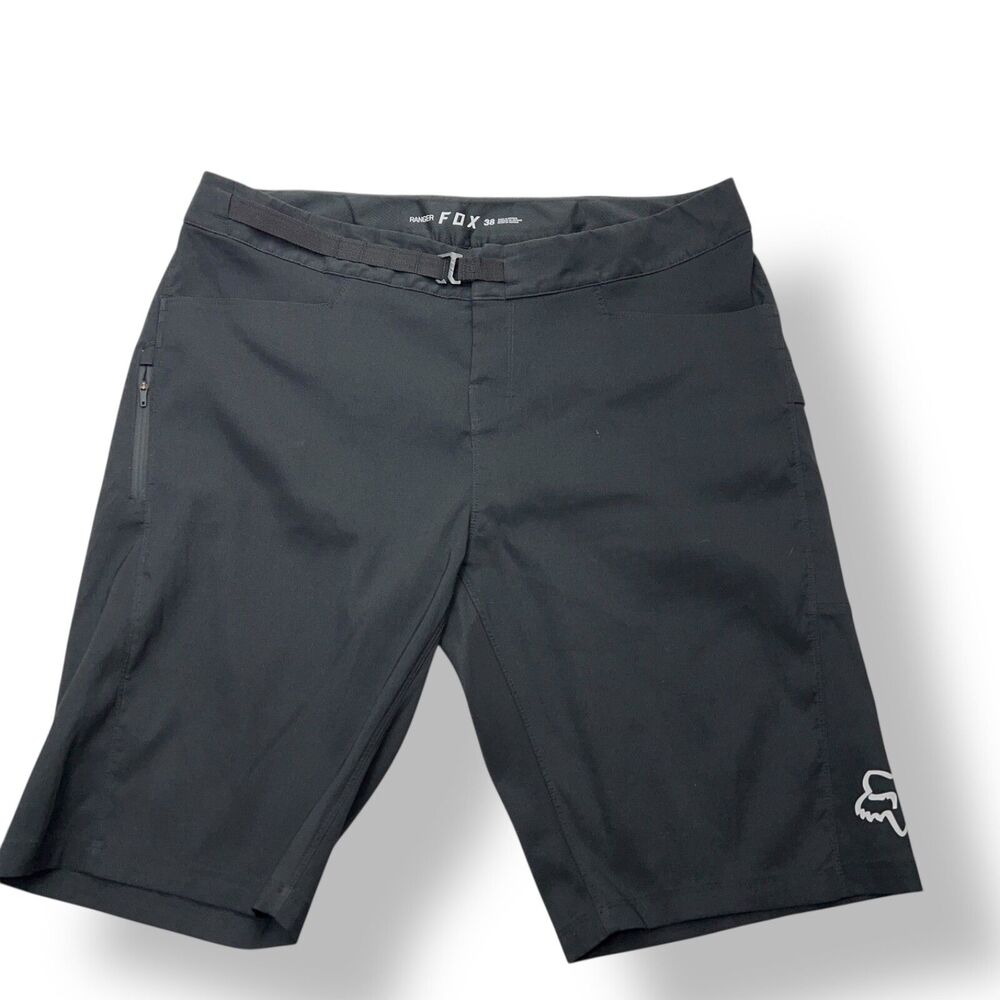 Fox Racing Ranger Mountain Bike Shorts Men 38 Black Polyester Biking Outdoors.